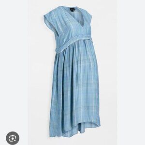 HATCH The Paulina Dress in Blue